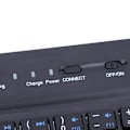 Miniatyrbild 2 av 4: HURRISE 7 tum tangentbord Mini Bärbart Svart Bluetooth Tangentbord 7 tum 59 tangenter Datortillbehör HB030B