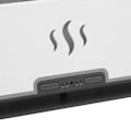 Miniatyrbild 3 av 4: HURRISE Flame Aroma Diffuser Flame Aroma Diffuser Hollow Out Smart LED-ljus Lamp Diffuser EU-kontakt EU-kontakt Svart