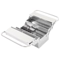 Miniatyrbild 3 av 4: Cantilever Tool Box Organizer 3-lagers fällbar metall Cantilever Tool Box 5 fack (460)