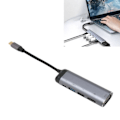 Miniatyrbild 4 av 4: HURRISE USB C Hub 6 i 1 USB C HUB, 6 i 1 USB C-adapterdongel med 4K60HZ, VGA, USB3.1, 100W datordator