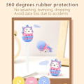Miniatyrbild 4 av 4: HURRISE Cartoon Flash Drive Tecknad Flash Drive PVC USB2.0 Cat Pattern Plug and Play Stötsäker Gul Grön 64G