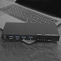 Miniatyrbild 3 av 4: HURRISE Switcher Switch, VM401 Värddator Switch 4 Input 1 Output Mus Tangentbord Videodelning Fixering