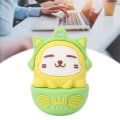 Miniatyrbild 1 av 4: HURRISE Cartoon Flash Drive Tecknad Flash Drive PVC USB2.0 Cat Pattern Plug and Play Stötsäker Gul Grön 64G