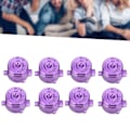 Miniatyrbild 3 av 4: HURRISE Funktion Assist-knapp 2 set Aluminiumlegering Funktion Assist-knapp Videospel Lila
