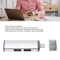 Miniatyrbild 2 av 4: HURRISE USB C Hub 3 i 1 5Gbps Plug and Play Multiport Adapter USB Flash Drive