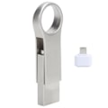 Miniatyrbild 1 av 4: HURRISE Memory Stick 3-i-1 U Disk Nyckelring Micro Flash Drive OTG 256GB Datalagring Lämplig för Android-telefon