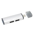 Miniatyrbild 1 av 4: HURRISE USB C Hub 3 i 1 5Gbps Plug and Play Multiport Adapter USB Flash Drive