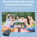 Miniatyrbild 9 av 11: bluetooth Smart Phone Camera Shutter Release Hand Grip