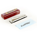 Miniatyrbild 2 av 8: EASTTOP 10-håls diatonisk munspelsnyckel av C Blues Harp