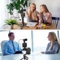 Miniatyrbild 6 av 8: Vlogging Video Kit With Tripod Microphone LED Light Phone Holder