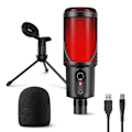 Miniatyrbild 2 av 9: USB kondensatormikrofon Mic Kit Stativstativ Recording Studio