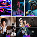 Miniatyrbild 4 av 11: W64 Dimbar LED RGB-videoljus för kamerafotografering