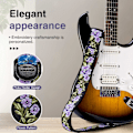 Miniatyrbild 6 av 11: LEKATO-rem med 6 val 2 lås för elektrisk akustisk gitarr Red