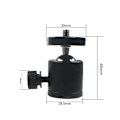 Miniatyrbild 10 av 11: Magnetisk stativ Monopod-fäste för Gopro Hero DJI Osmo-telefon 43MM