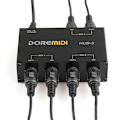 Miniatyrbild 7 av 7: DOREMiDi HUB-3 USB Power MIDI Interface Box Controller Adapter
