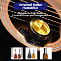 Miniatyrbild 6 av 10: Akustisk gitarr Klassisk ljudhål luftfuktare