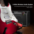 Miniatyrbild 6 av 10: LEKATO 2.4GHz WS-60 Wireless Guitar System Transmitter Receiver