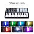 Miniatyrbild 1 av 10: WORLDE 25 tangenter USB MIDI Keyboard Controller Drum Pad Music Maker