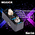 Miniatyrbild 1 av 6: MOOER BLUES CRAB Blues Overdrive Gitarr Effektpedal True Bypass