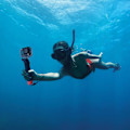 Pikkukuva 5 / 5: Uimakahva, kelluva sauva, sukelluskahva, toimintakameratarvikkeet vesiurheiluun, yhteensopiva GoPro Hero 10, 9, 8.7, 6, 5, DJI:n ja muiden kanssa