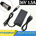 Miniatyrbilde 1 av 5: 36V 1.5A 3-pin XLR Lader for Blybatteri - Elsykkel Lader Elektrisk Sparkesykkel E-sykkel Rullestollader UK