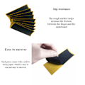 Miniatyrbillede 5 af 5: Fingerboard grebtape 12-pak Sort 38x110 mm Sort 38x110 mm
