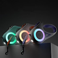Miniatyrbillede 4 af 4: Streamer LED Lys Hundesnor Automatisk Udtrækkelig Nylon Snor Fører Premium Holdbar Kæledyrs Gå Snor Træktov Kæledyrsprodukter