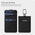 Miniatyrbillede 5 af 6: Spigen RFID Taske til Bilnøgle Sort 28