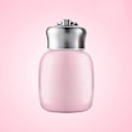 Miniatyrbild 2 av 4: Söt termosflaska, kaffemugg i rostfritt stål, läckagesäker dubbelväggig vakuumisolerad varm kall vattenflaska Mini 200ml (Rosa) Pink
