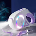Miniatyrbillede 1 af 4: Streamer LED Lys Hundesnor Automatisk Udtrækkelig Nylon Snor Fører Premium Holdbar Kæledyrs Gå Snor Træktov Kæledyrsprodukter