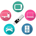 Miniatyrbillede 5 af 7: USB-nøgle 32 GB USB 2.0 Flashdrev 4 stk., USB-nøgle Flashdrev Hukommelsespind Tommelfingerdrev Pen Drive til bærbar PC Windows