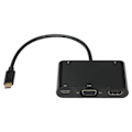 Miniatyrbillede 3 af 7: 5-i-1-adapter Multiport USB3.1 Type-C til VGA/HDMI/2 x USB Hub A0307 Computertilbehør