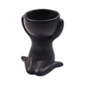 Miniatyrbillede 1 af 10: Sukkulent potte plantepotter SORT 1 1 sort black 1-1