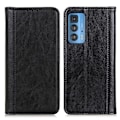 Pikkukuva 1 / 2: Aito nahkakotelo magneettisuljuksella Motorola Edge 20 Pro - Musta Black