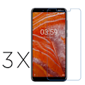 Miniatyrbillede 2 af 2: Nokia 3.1 Plus ultra klar LCD skærmbeskyttelse - 3-Pakke Transparent