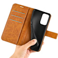 Pikkukuva 2 / 2: Lompakko Nahkakotelo For Xiaomi Redmi Note 11T 5G / Note 11s 5g - Keltainen Brown
