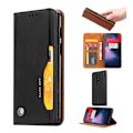 Pikkukuva 1 / 2: OnePlus 6 PU Nahka Lompakko Kuori Korttipaikoilla - Musta Black