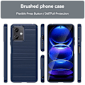 Miniatyrbillede 2 af 2: Carbon Flex Etui Xiaomi Redmi Note 12 - Blå Blue