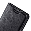Miniatyrbillede 2 af 2: Mankell læder-etui med litchi overflade til Samsung Galaxy J5 (2016) - Sort Black