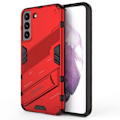 Miniatyrbillede 1 af 2: Stødsikkert hybridcover til Samsung Galaxy S22 Plus - Rød Red