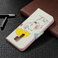 Pikkukuva 2 / 2: Wonderland Xiaomi Redmi 9 Läppäkotelo - Elephant Holding An Umbrella Multicolor