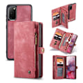 Pikkukuva 1 / 2: CaseMe Samsung Galaxy S20 Zipper Wallet kotelot - Punainen Red