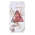 Miniatyrbilde 2 av 2: Marble iPhone 11 Pro Max deksel - Lette trekanter marmor Multicolor