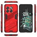 Miniatyrbillede 2 af 2: Stødsikker Hybrid Cover med A Moderne Touch til OnePlus Ace Pro / 10t - Rød Red