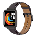 Miniatyrbillede 1 af 2: Xiaomi Redmi Watch 2 Lite Urrem i ægte læder - Mørklilla Purple