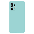 Miniatyrbild 1 av 6: Avfasat gummerat droppskydd för Samsung Galaxy A13 4G - Cyan Grön
