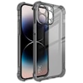Miniatyrbillede 1 af 2: IMAK Airbag cover til iPhone 14 Pro - Gennemsigtig Sort Black