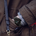Pikkukuva 2 / 2: 20mm Universal nylon elastinen kellohihna - Tummanharmaa Silver grey