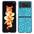 Miniatyrbillede 1 af 2: Glitter Samsung Galaxy Z Flip4 Etui - Blå Blue