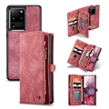Miniatyrbillede 1 af 2: CaseMe Samsung Galaxy S20 Ultra Zipper Wallet Etui - Rød Red